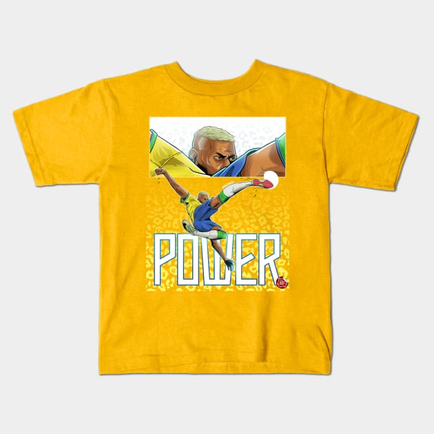 Pombo Power Kids T-Shirt by Vallegrito